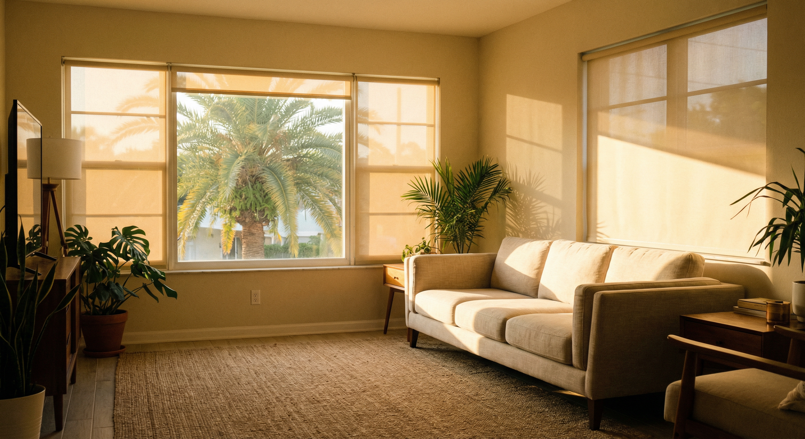 Light through window treatment